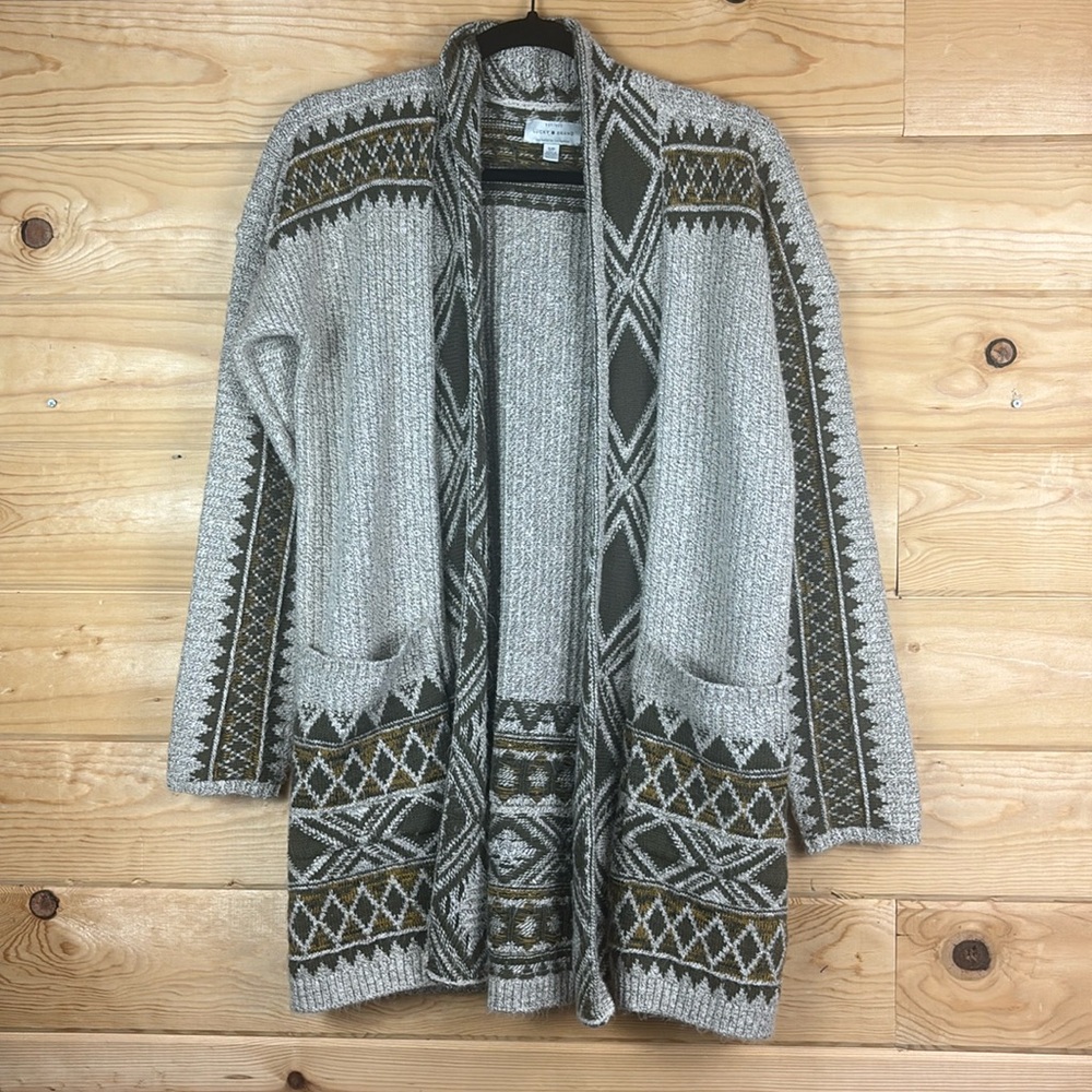 Lucky Brand Tribal Boho Cardigan Women’s Size Small